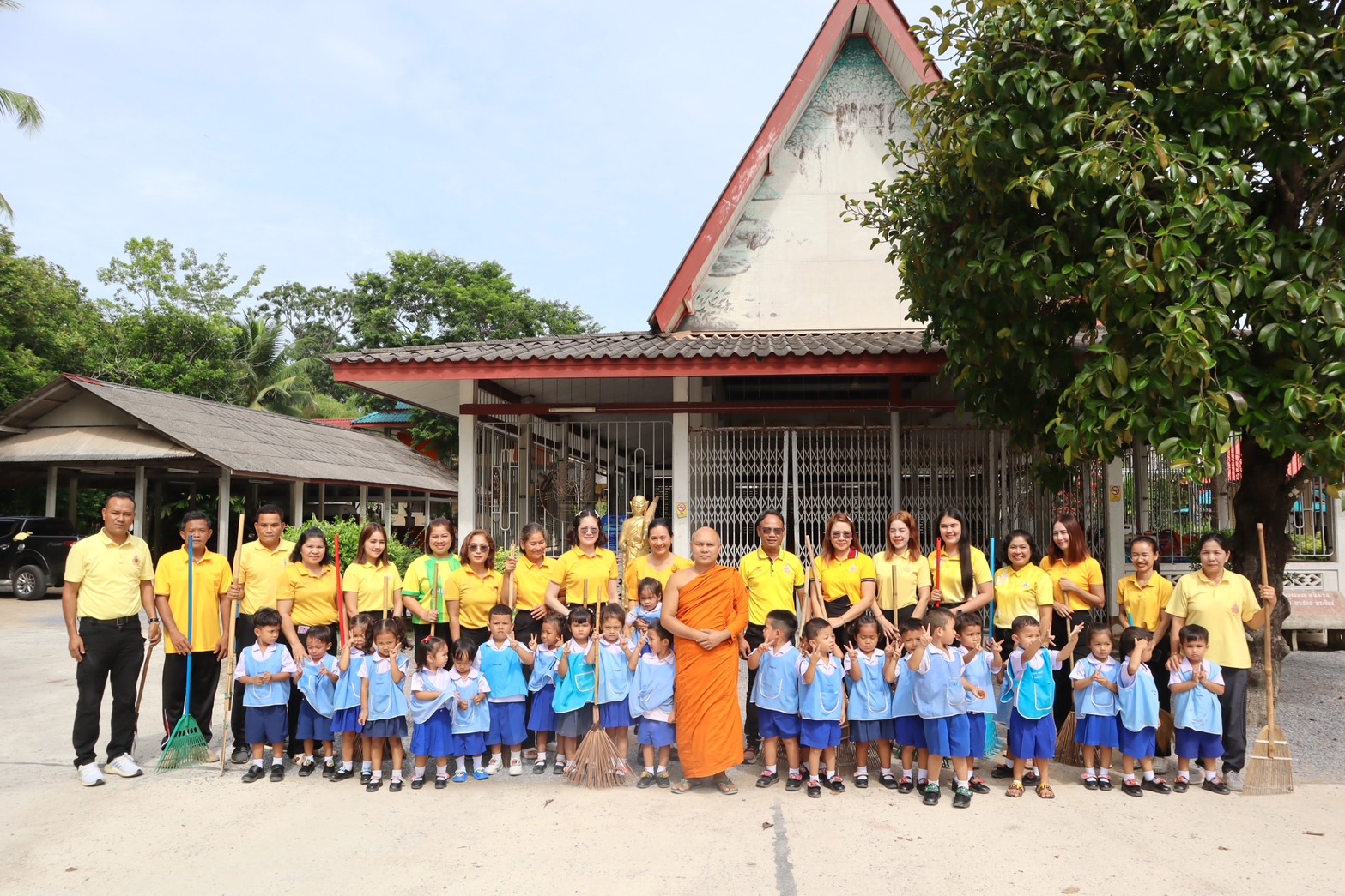 รวมพลังสัปปายะสู่วัดด้วยวิถี 5 ส (Big cleaning Day)