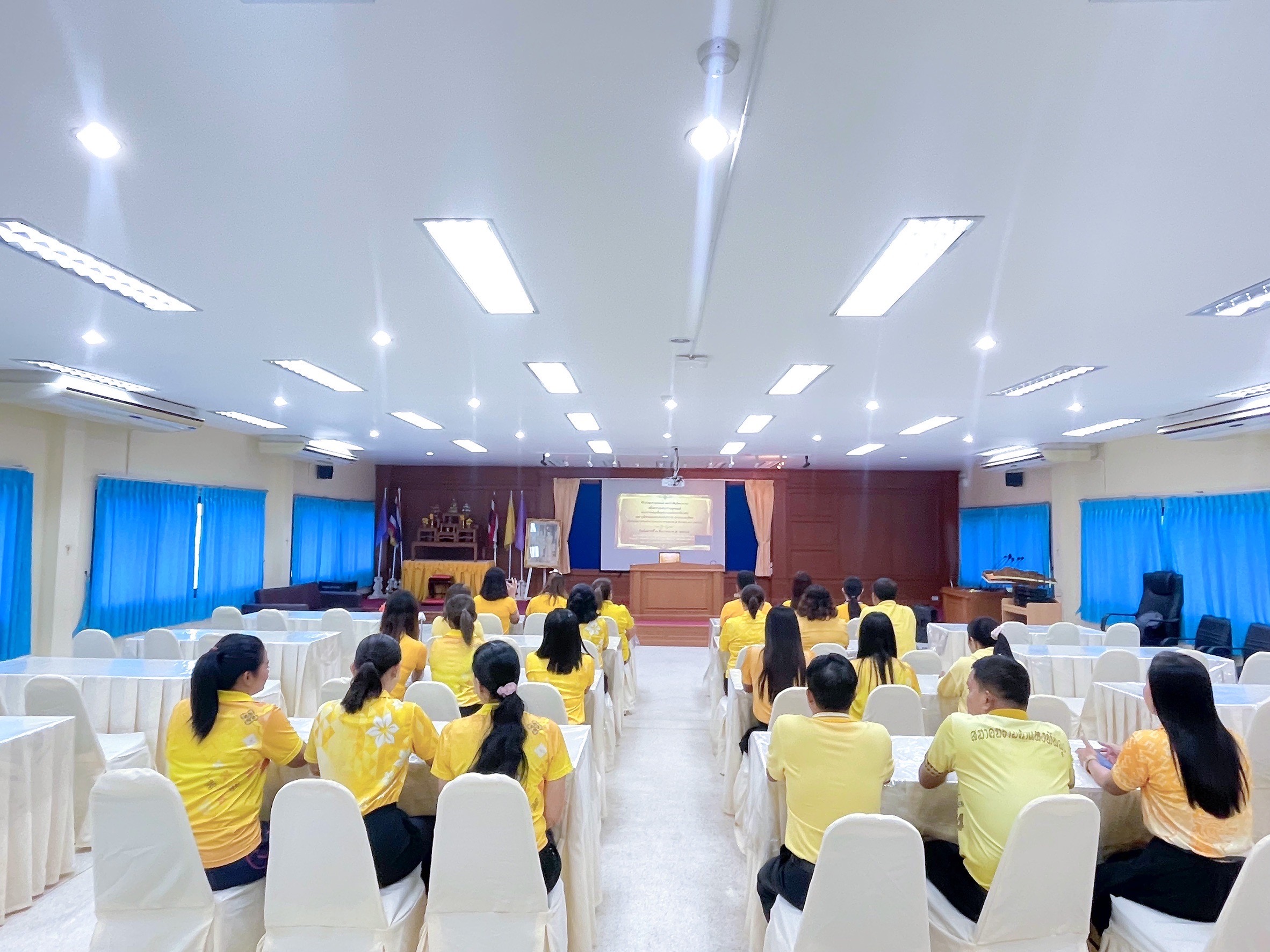 กิจกรรมรวมพลังสร้างสัปปายะสู่วัดด้วยวิถี ๕ ส พร้อมด้วยพิธีเจริญพระพุทธมนต์และเจริญจิตตภาวนา